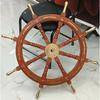 Nautical Marine Home Wall Décor Anchor Wooden Brass Ship Wheel | Captain Steering 18 Inches Pirates Wonderful Home Décor Wheel | Gift Item