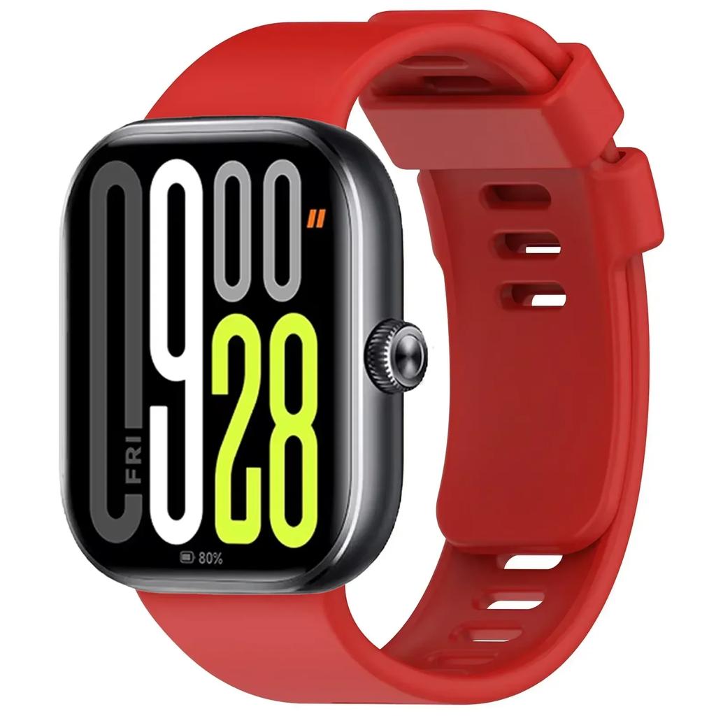Оригинальный силиконовый ремешок для Redmi watch 4 5 6 Спортивный браслет для Xiaomi Band 9 8 Pro Ремешок Браслет Ремешок для часов Аксессуары