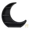 Moon Crystal Wood Shelf Innovative Modern Style Decorative Multi Layers Moon Display Shelf for Home