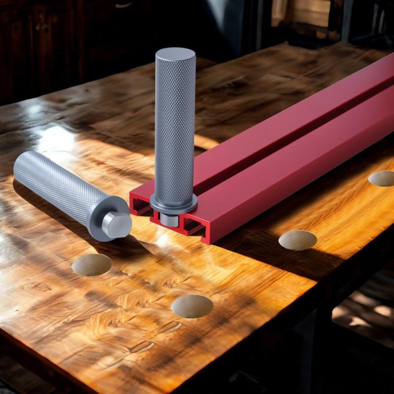 Adjustable Aluminum Alloy Slot Holder Rack for Customizable Desktop Layouts Ideal for Home Studios Offices and Workshops