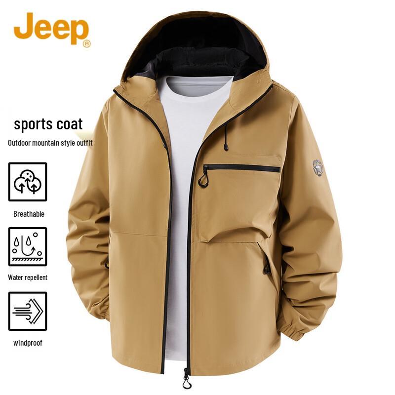 JEEP Men's Versatile Hooded Jacket