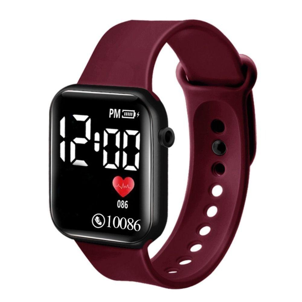 Светодиодные водонепроницаемые спортивные умные часы детские наручные часы цифровые часы студенческие электронные часы