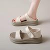 Женские сандалии летние Young Fairy Style Flat Soft Sole Sandals Two Wear Back Pack с римскими пляжными сандалиями для женщин