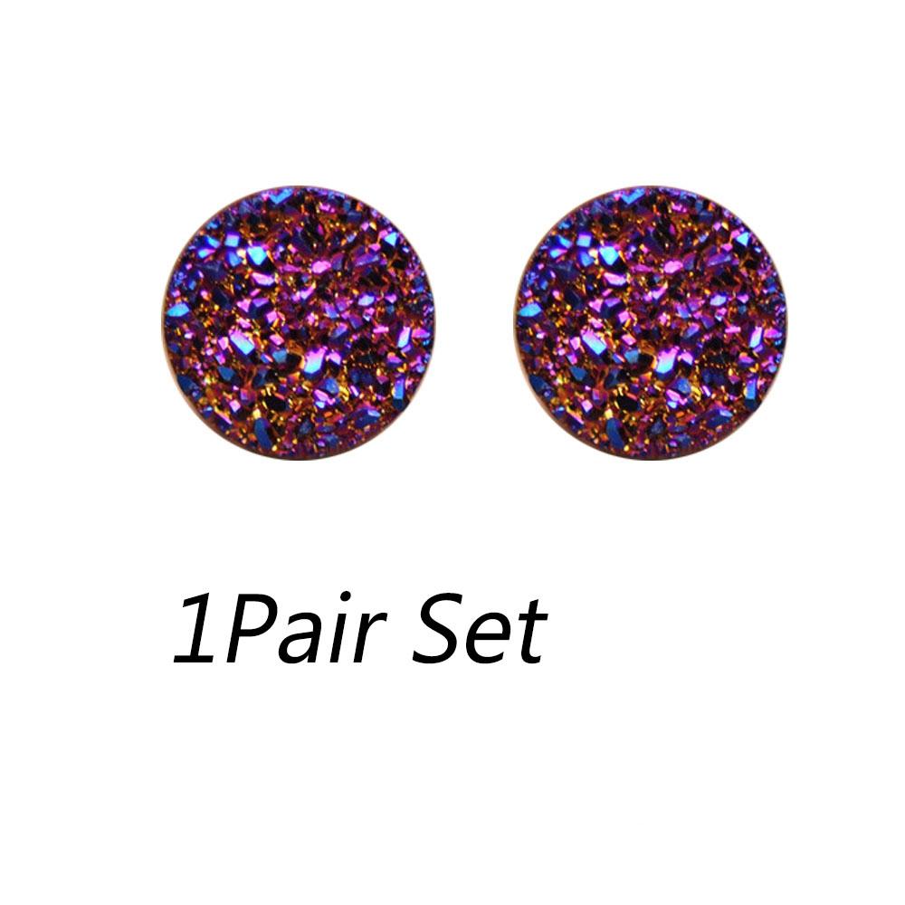 Магнитологические лимфвитационные германиевые серьги, непирсинговые серьги для акупрессуры, магнитные серьги-гвоздики для женщин и мужчин, магнитные серьги с кристаллами