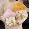 Cute Cute Little Bee Mushroom Doll Plush Toy Mushroom Doll Children Soothing Doll Birthday Gift