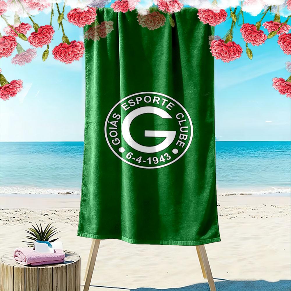 Green Goiás Esporte Clube Logo Beach Towel Quick-drying for Travel Outdoor Sports Jogging Beach and Swimming