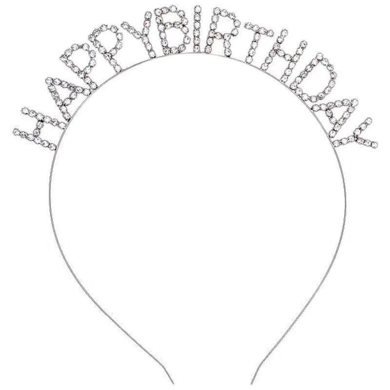 Головной убор на день рождения Аксессуары для волос Королева Лорд Корона Шпилька для вечеринки Новогодний головной убор Декоративная подставка Ободок Ободок