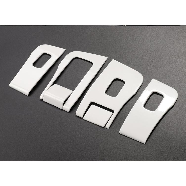 Интерьерные автомобильные аксессуары для Tesla Model 3 Model Y 2017-2020 ABS автомобильный дверной замок, кнопка подъема окна, декоративная нашивка