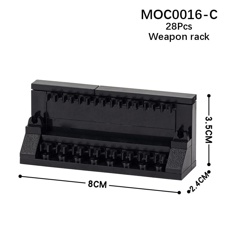 Стеллаж для оружия MOC Кирпичи WW2 Оружие Война Военная Снайперская винтовка Совместимые Конструкторы Подарок Другу Игрушки Для Детей Взрослых