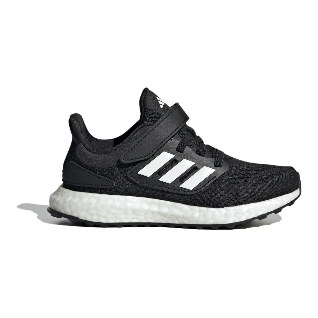 Adidas Pureboost Running Mesh Durable Breathable Low Top Kids Running Shoes Kids Sneakers Black White ID8494