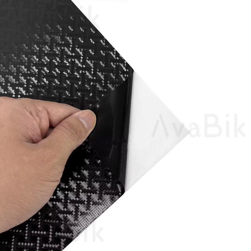 10/50 см ПЭТ Матовый Кованый Карбон Виниловая Пленка Легкая Высокая Наклейка Ройс Углеродное Волокно Салон Автомобиля Пленка для Смены Цвета Антицарапина
