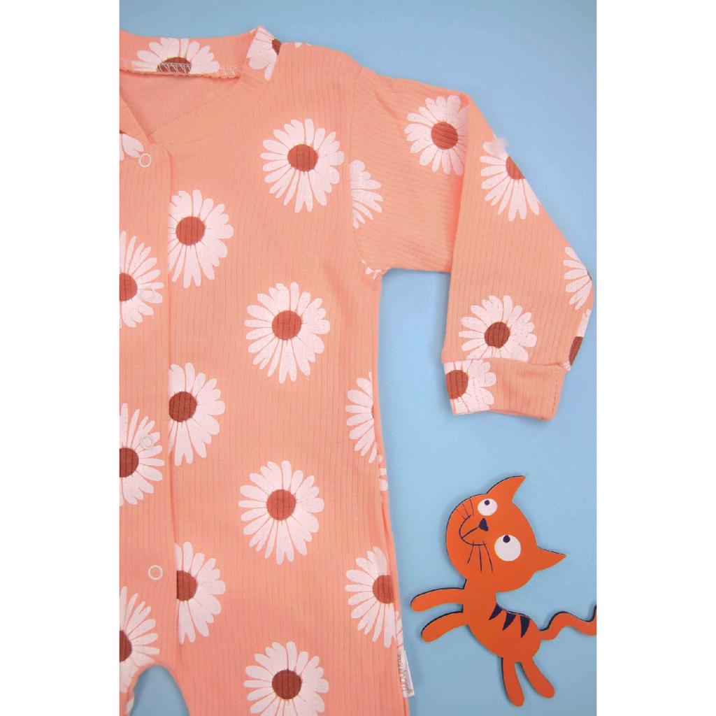 Бежевый Baby Baby Baby с принтом Daisy Baby Finding 100% хлопок