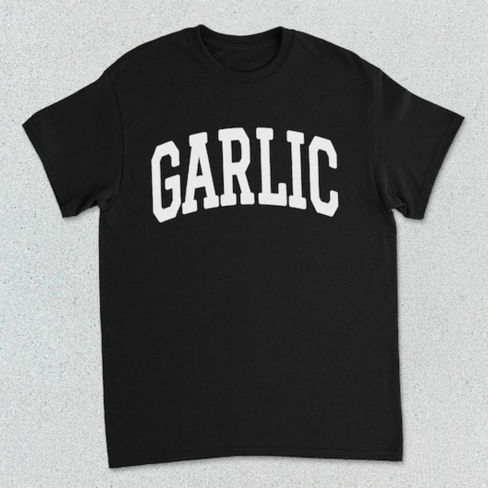Garlic TShirt Woman Man Casual Cotton Graphic T Shirts Creative Streetwear Camisetas Tops Tee Shortsleev