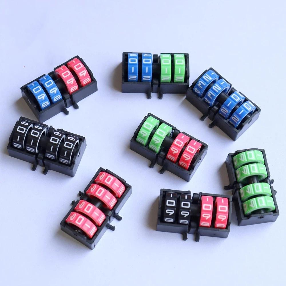 Adjustable Rotating Number Dials Multi-Function Score Tracker Tally For Teaching Scoring