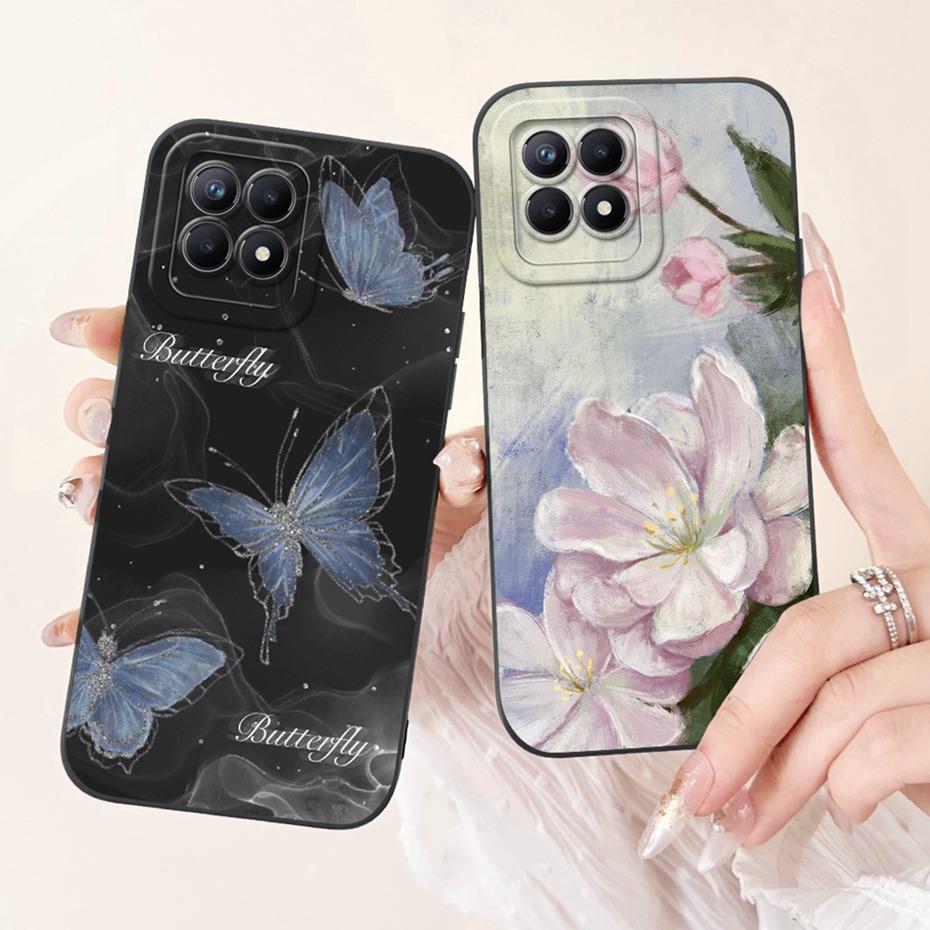 Защитный чехол для объектива для Realme 8i RMX3151 Модный принт Мягкий силиконовый чехол-бампер для Realme8i