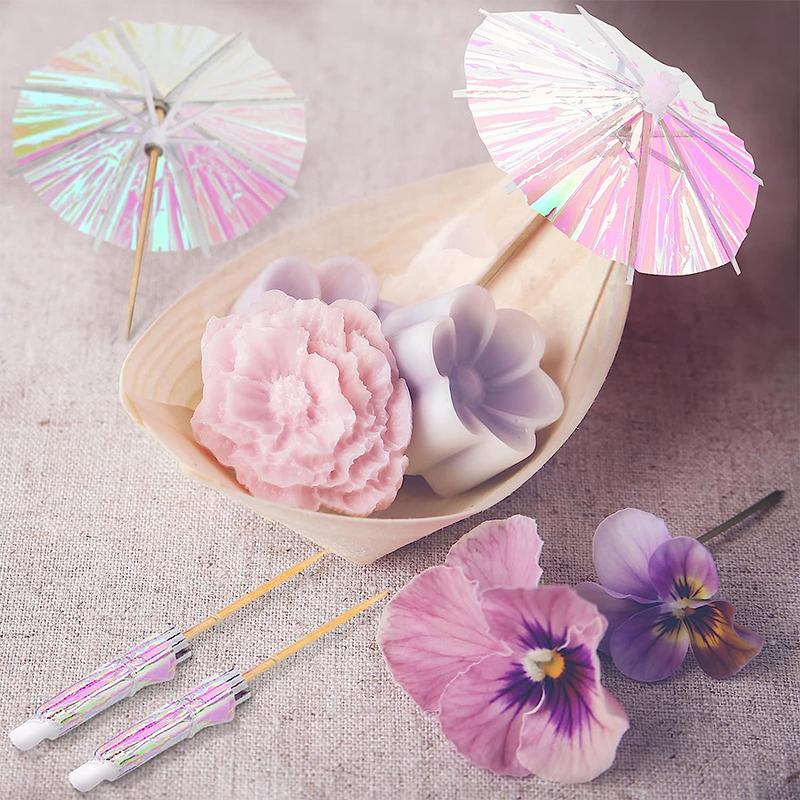 10 шт. зубочисток, зонтики для коктейлей, палочки для напитков, палочки для декора вечеринок