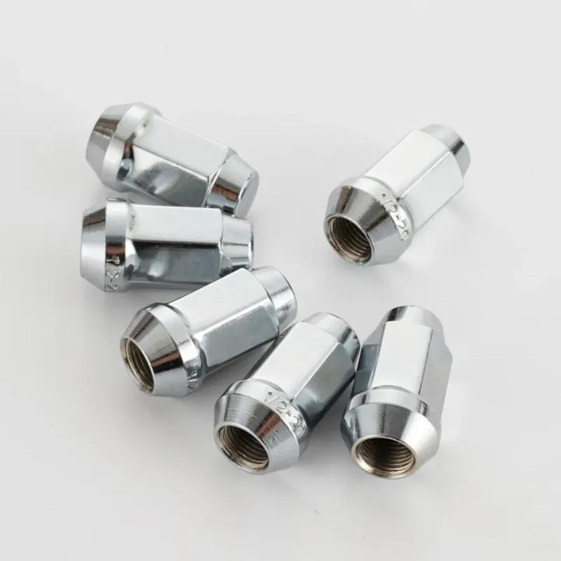 5pcs 6L2Z1012BA/611-094 Wheel Lug Nuts Hub Screws for Ford Imported Edge Explorer 1/2''-20 Hex 19mm Thickness 42mm