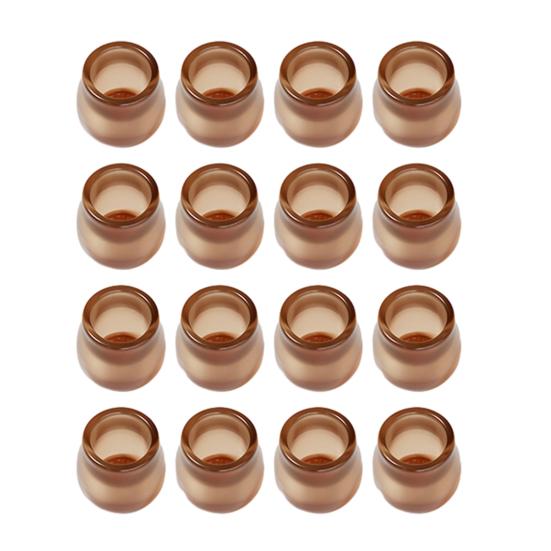 16 шт. Защитные накладки на ножки стула для пола, колпачки-протекторы для ножек табурета, противоскользящие колпачки для ножек стула для паркетных полов, защита от царапин, снижение шума