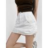 Za2024 Summer New Product Women's Clothes Retro Sexy High Waist Sheath Pocket Side Drawstring Parka Skirt