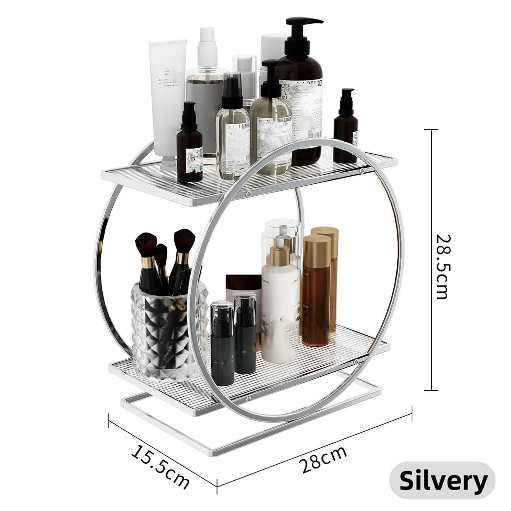 Бытовая косметика и стеллаж для хранения средств по уходу за кожей, бытовой туалетный столик, раковина в ванной комнате, настольный стеллаж для хранения большой вместимости