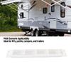 RV Louvered Vent Cover RV Louvered Vent Cover Leak Proof Side Exhaust Ventilation Cover for Yacht Trailer ABS Wide Inner Wall