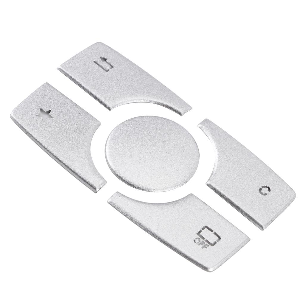 Наклейки из алюминиевого сплава для кнопок мультимедиа, подходят для Mercedes Benz ML GL Class 20152019