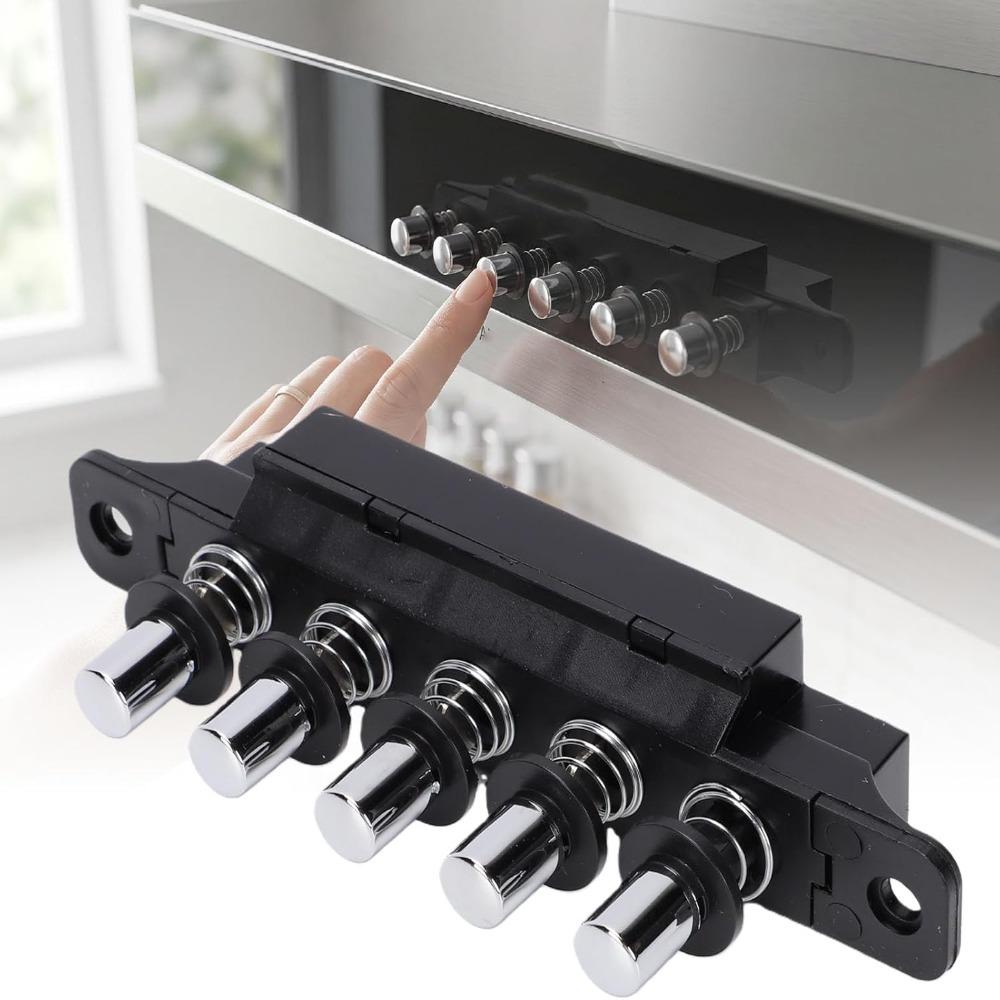 2PCS Black Range Hood Push Button Switch Range Hood Control Switch for MQ165 Kitchen