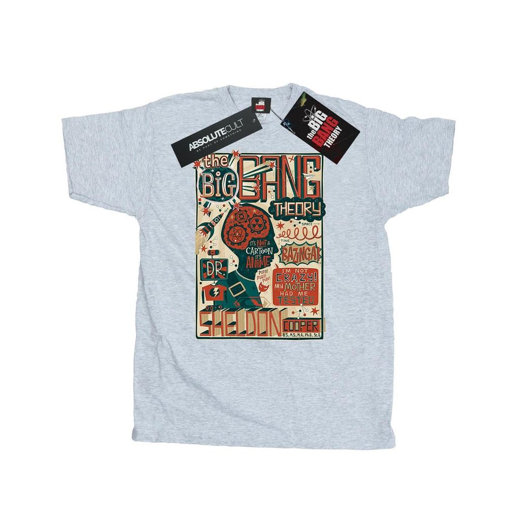 Big Bang Theory Mens Infographic Poster T-Shirt