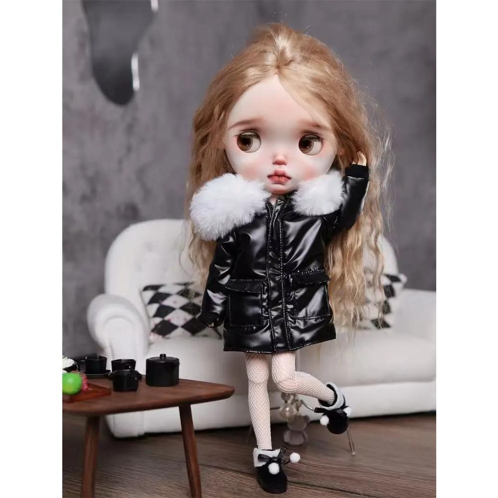 Одежда для кук Blythe 1/6 Наряд Теплый хлопковый костюм Зимнее пальто Пуховики Аксессуары для одежды кукол