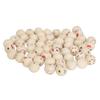 60pcs Printed Round Wooden Bead 20mm DIY Wooden Craft Bead with Large Hole for Necklace