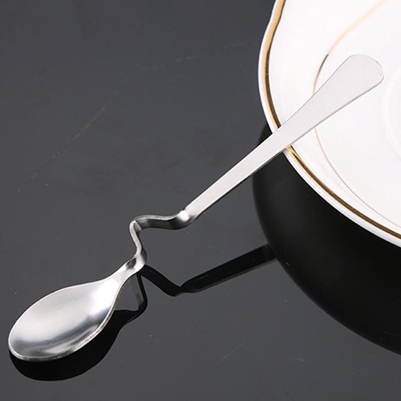 Ложка для десерта, кофе, чая, ложка из нержавеющей стали, ложки для перемешивания, десертные ложки, барные кухонные аксессуары, гаджеты