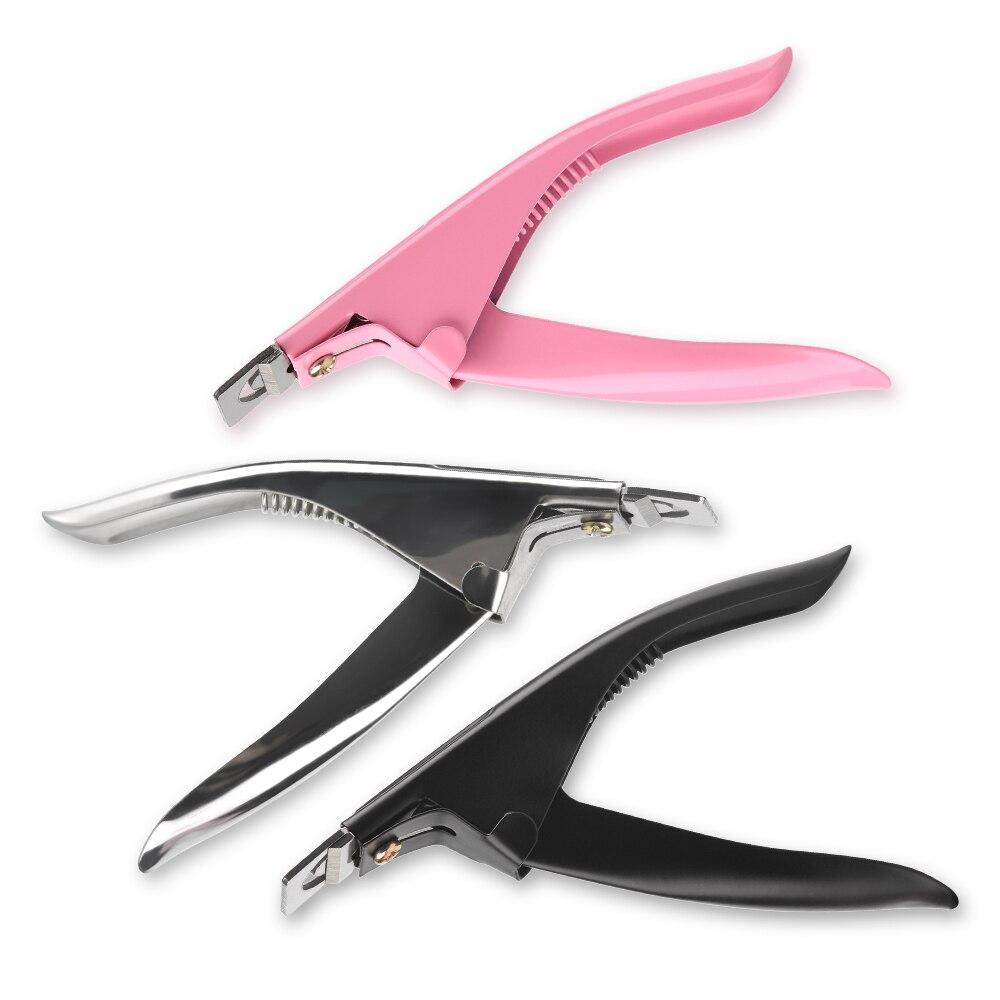 kads U-образная машинка для стрижки ногтей, маникюр, акриловый гель, французские накладные кончики, резак для кромок, резак для ногтей из нержавеющей стали, аксессуары для маникюра