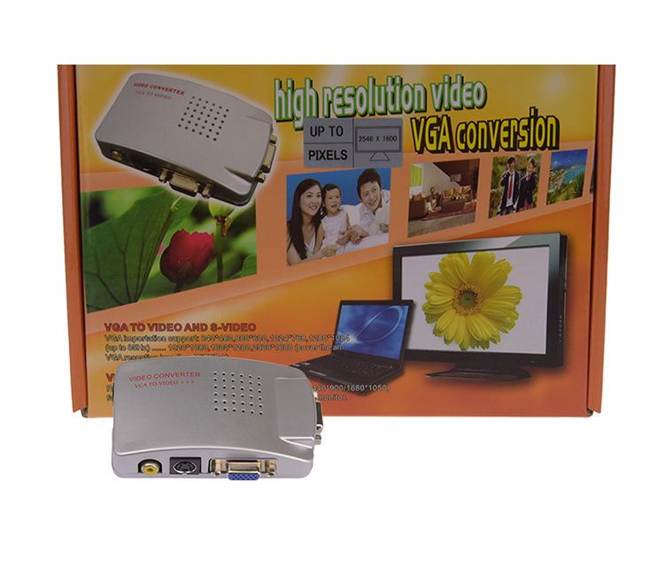 Видеоконвертер AV в VGA/BNC - Адаптер RCA для монитора