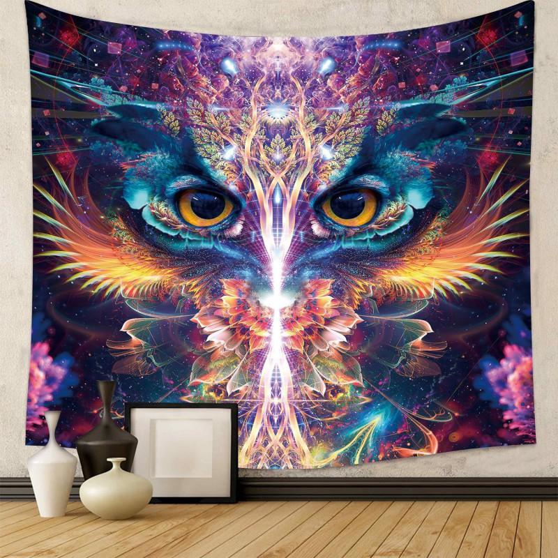 Boho Style Mandala Elephant Tapestry Wall Hanging Living Room Bedroom Decor