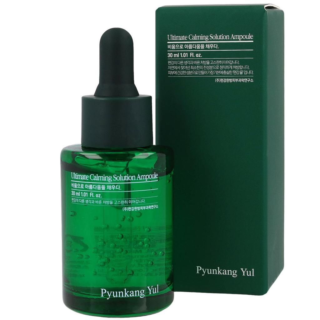 Pyunkang Yul Ultimate Calming Solution Ampoule 30 Ml - Soothing and Soothing Face Serum