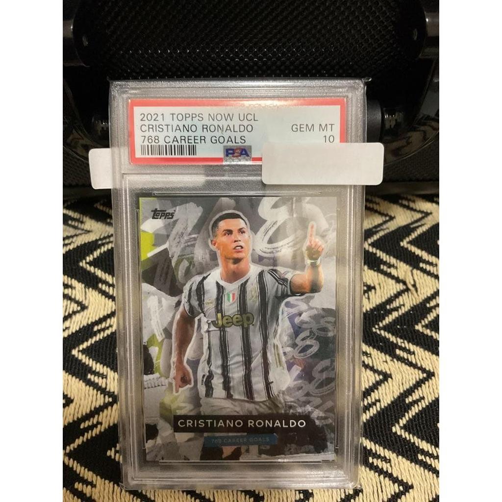 Used 2021 Topps Now Cristiano Ronaldo PSA10