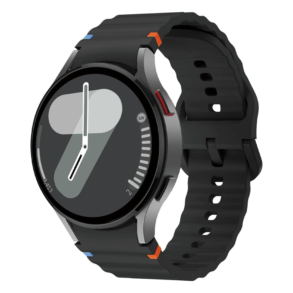 Спортивный ремешок для Samsung Galaxy watch 7/FE/4/5/6 classic/5 Pro 40 44 мм Без зазоров correa bracelet силиконовый ремень ремешки Galaxy watch 7