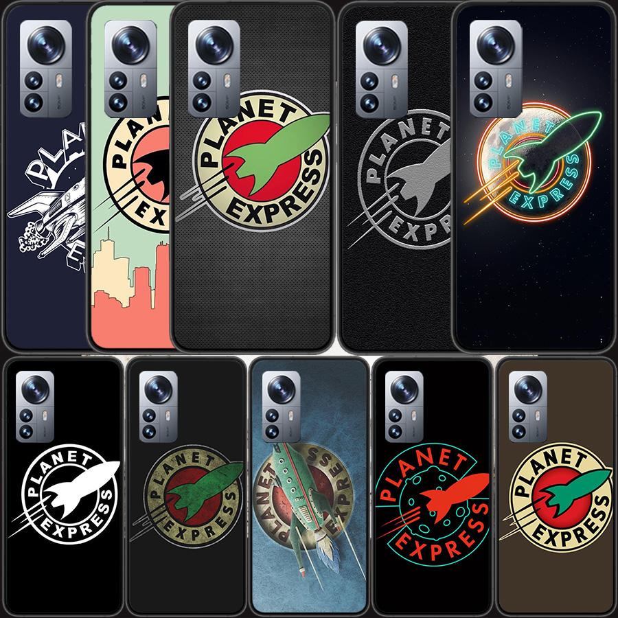 Futurama Planet Express Clear Phone For Xiaomi Poco X7 X6 X5 F6 F5 F7 Mi 14 Ultra 15 13 12 12X 12T 11T 10T Pro 11i 10 Lite Cover