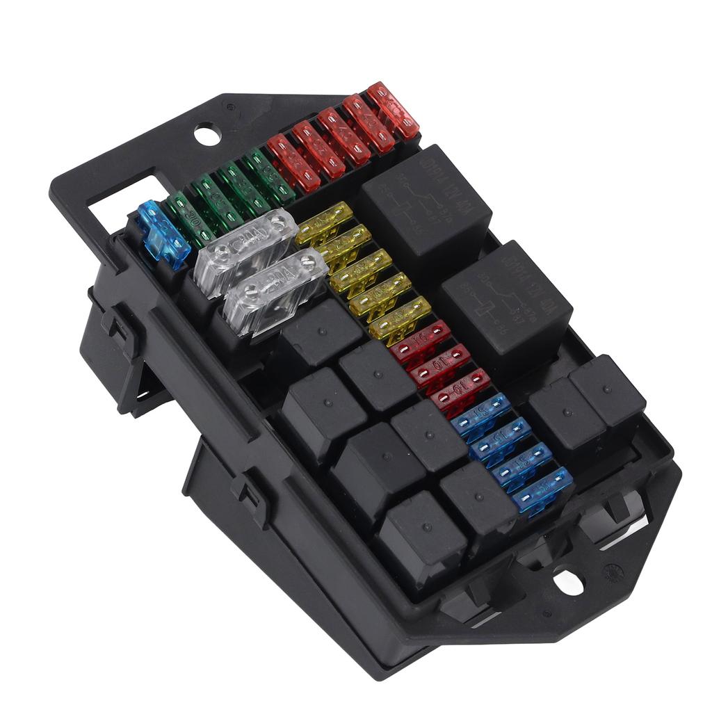 Комплект предохранителей и реле, 2 шт. 5-контактных реле, 9 шт. 4-контактных реле, 24 шт. плоских предохранителей с обжимными клеммами для Ca