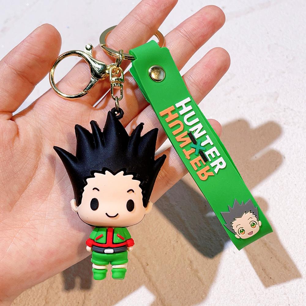 Аниме HUNTER X HUNTER Фигурка Брелок Силиконовый ГОН·ФРИКС Кукла Подвеска Брелок для ключей Аксессуары Держатель для ключей автомобиля Ювелирные изделия Детская игрушка Подарок