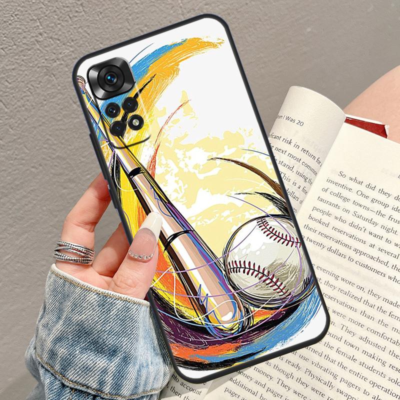 Love Baseball Sport Case For Xiaomi Redmi Note 10 Pro 8 9 10 11 12 Turbo 9S 10S 11S 12S Redmi 10C 9C 12C Funda