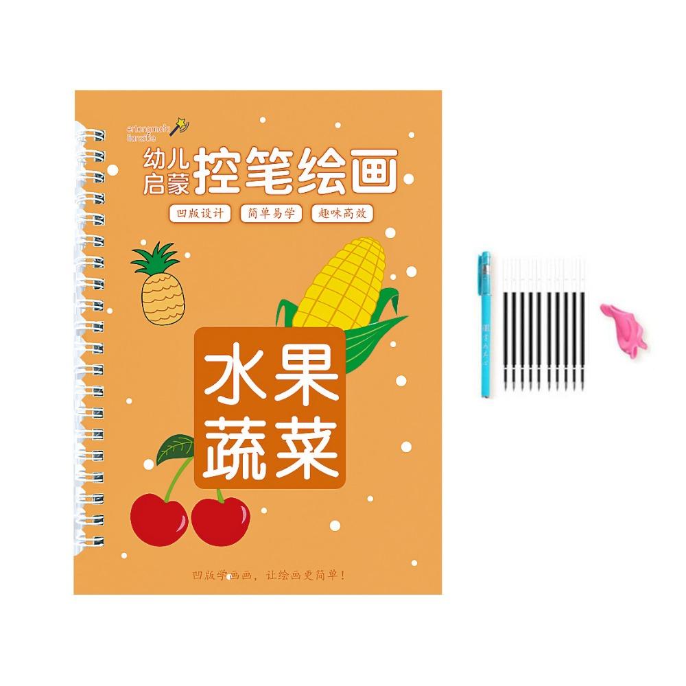 Thickening Children's Drawing Books Reusable Calligraph Practice Book  Kindergarten