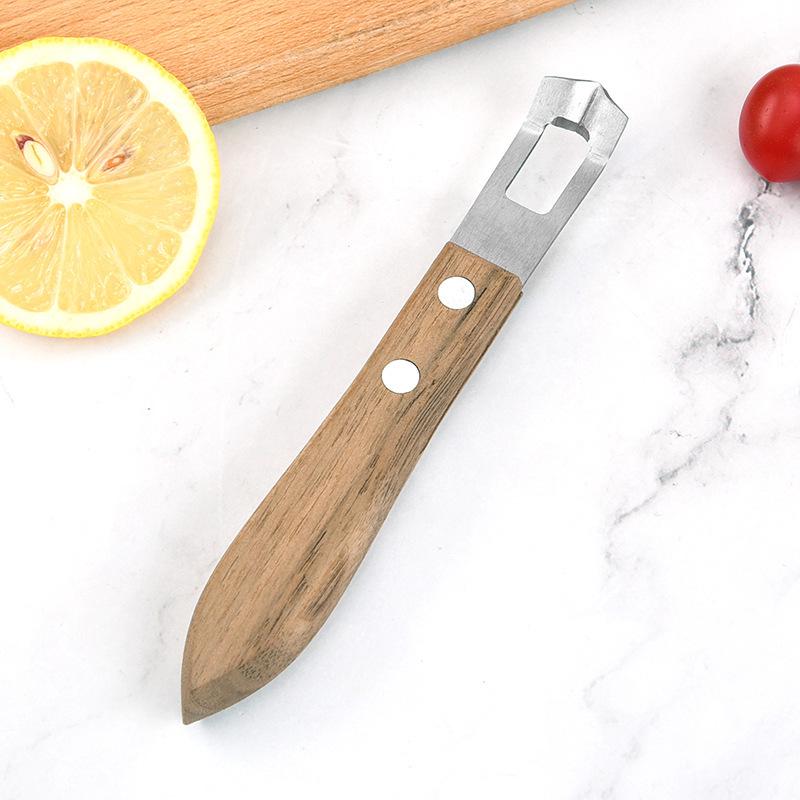 Stainless Steel Multifunctional Lemon Zester & Peeler Grater: Yuzu & Citrus Kitchen Tool