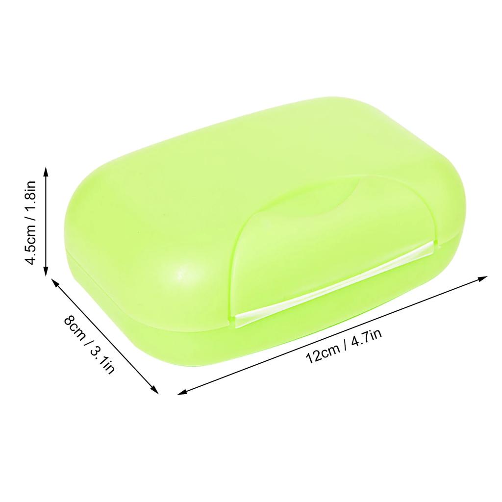 Portable Travel Soap Box Container Bathroom Accessories Home Plastic Soap-Boxes with Cover Multicolor Soaps Dish Holder Jabonera