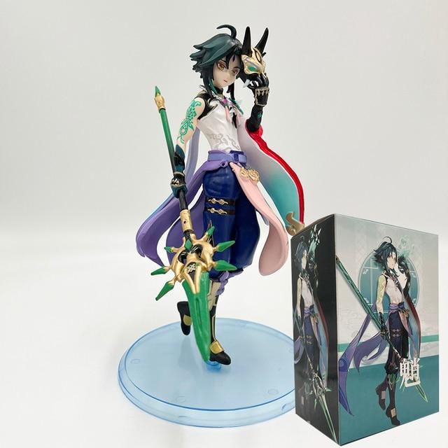 19cm Genshin Impact Zhongli Anime Figure Genshin Impact Xiao Vigilant Yaksha Action Figure Klee /Qiqi Figure Collectible Doll Toy