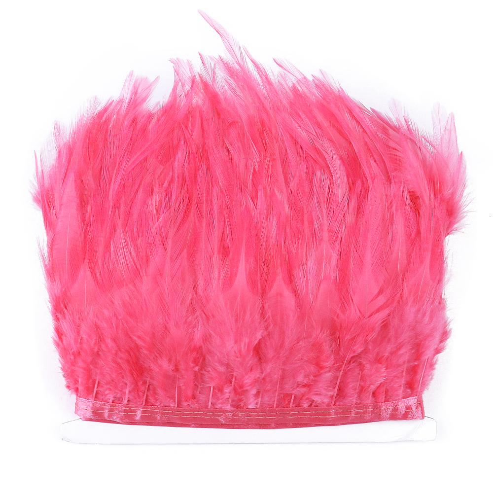 Feather4-6inch High Quality Chicken Feathers Trim Fringe 1meter Mint Green Rooster Feather Ribbon Wedding Dress Creative Crafts Plumes