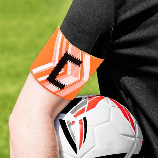 Футбольная повязка капитана, регулируемая повязка капитана «C», эластичные повязки для баскетболистов и футбольных игроков для взрослых и молодежи