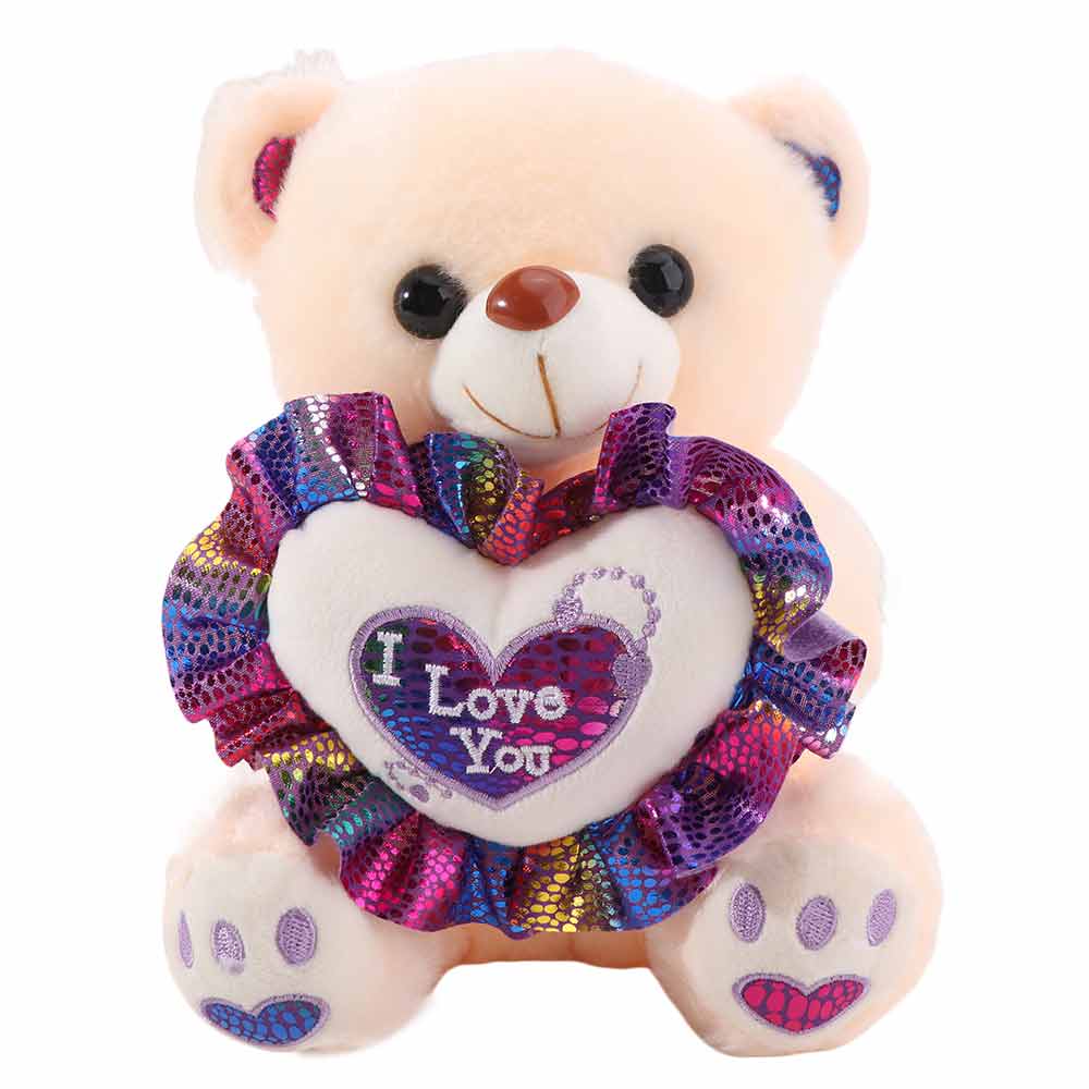 Heart Bear Plush Toy Love Stuffed Animal Pillow Sleep Pillow Plush Bear Doll  Birthday