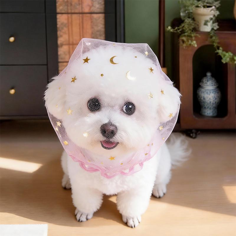 Breathable Pet Mesh Headgear for Dogs Portable Anti-Stray and Eating Prevention