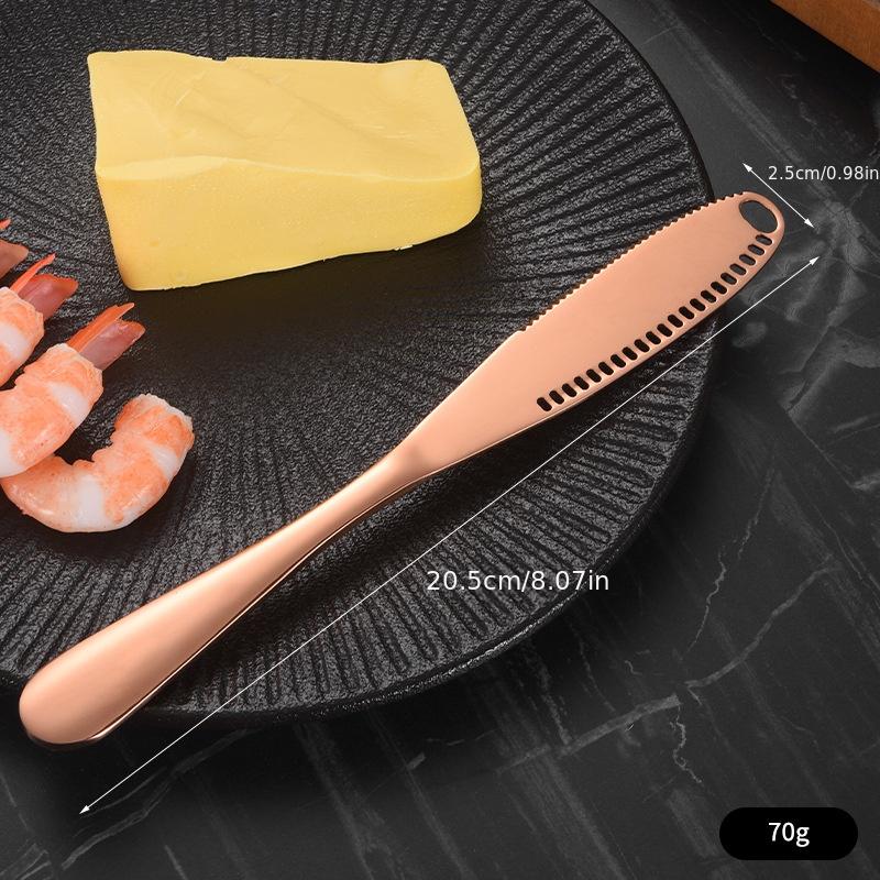 1 шт. Нержавеющая сталь нож для масла с отверстием, нож для сыра, сыра, хлеба, джема, лопатка, нож для масла